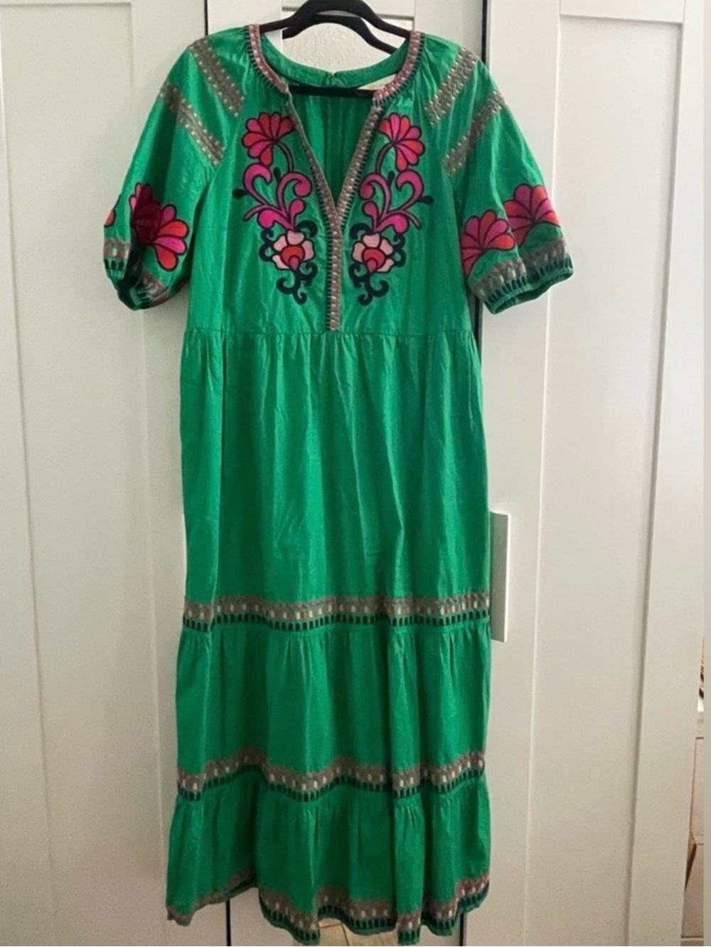 EUC - BODEN Natalie Embroidered Maxi Dress - Picture 6 of 10